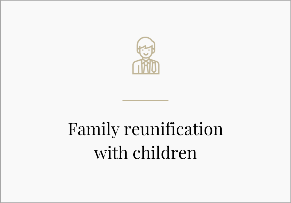 Family reunification with children